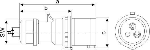 新型工業插頭-0132-4規格圖 新型工業插頭-0132-4規格圖