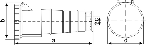 工業連接器-233尺寸圖