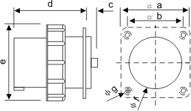 新型工業暗裝斜座-6332-4